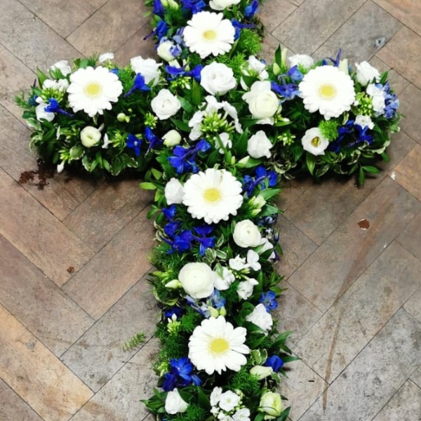 White & Blue Cross