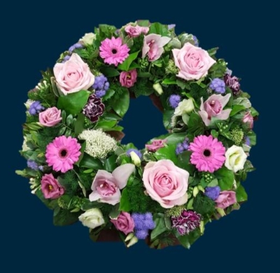 Pink & Lilac Wreath