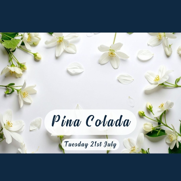 Tropical flower arrangement workshop with pineapple and seasonal flowers