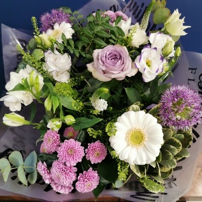 Pastels Hand Tie Bouquet