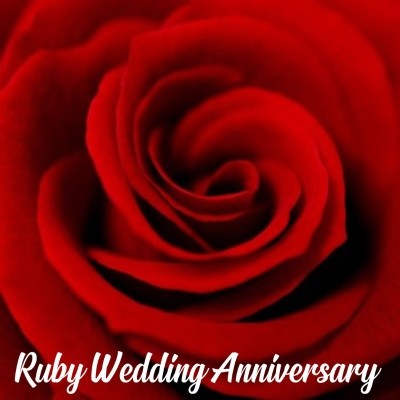 Ruby Wedding Anniversary