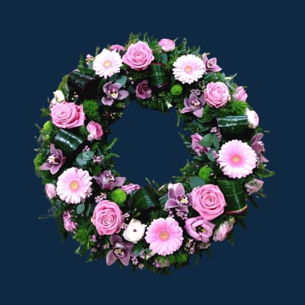 Pink & Lilac Wreath