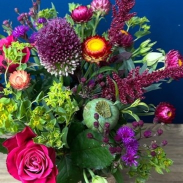Autumn Berries Vase