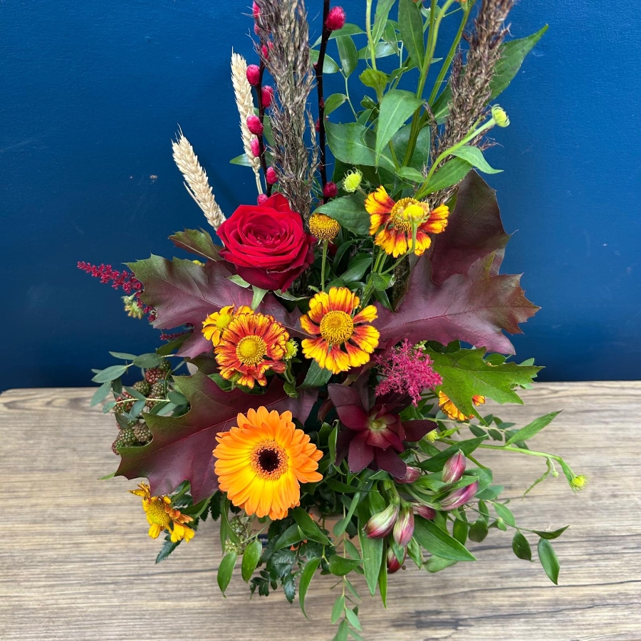 Autumn Leaves Box Arrangement