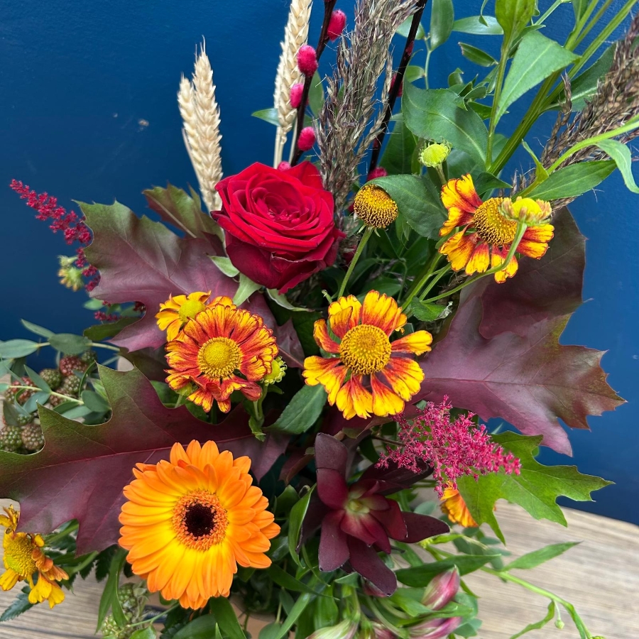 Autumn Leaves Box Arrangement