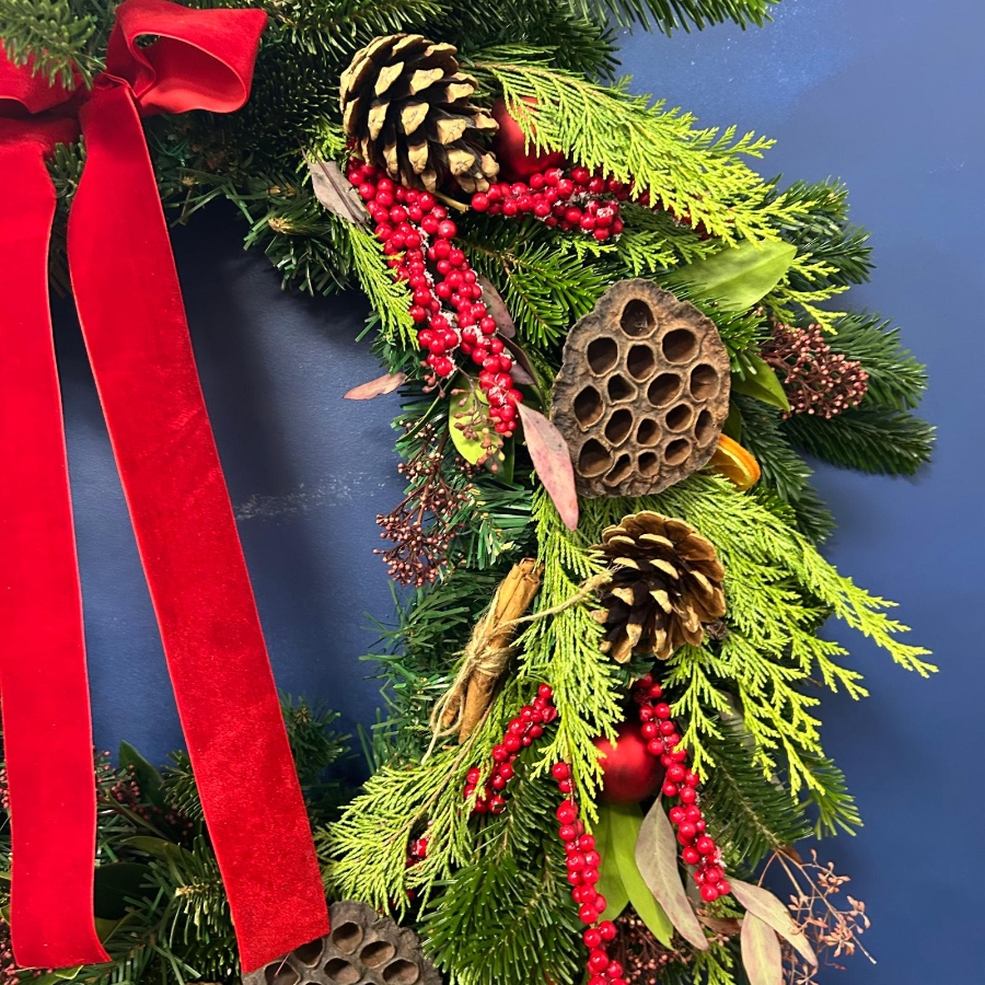Gingerbread Door Wreath