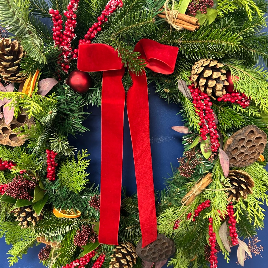 Gingerbread Door Wreath