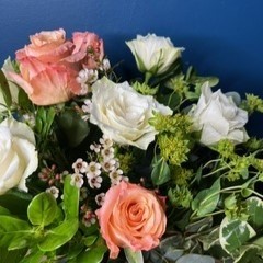 Peach Vase Arrangement