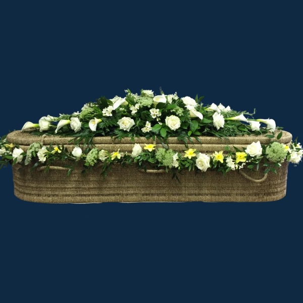 Rose & Calla Lily Coffin Spray