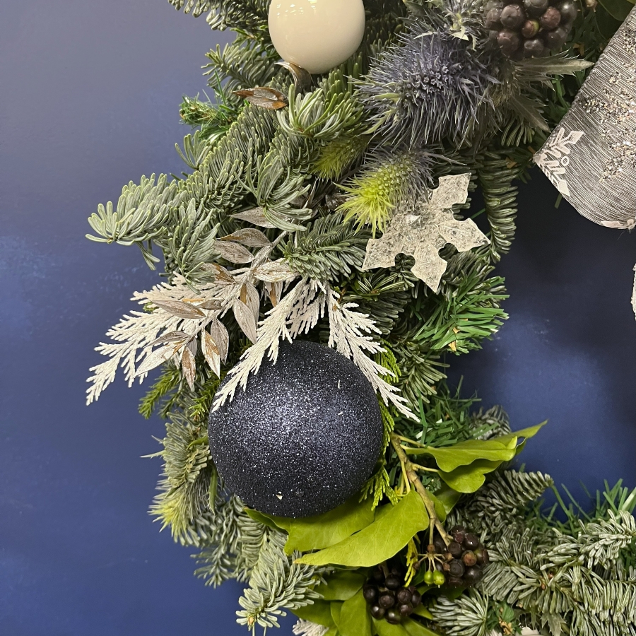 Snow Globe Door Wreath