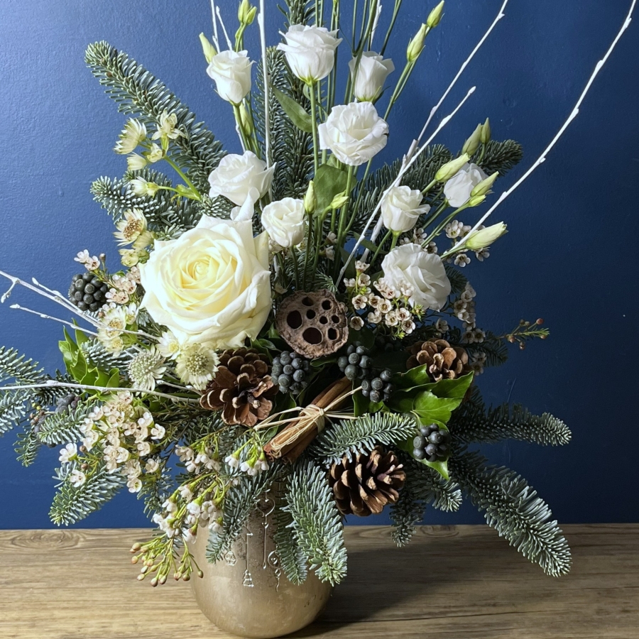 Snow Globe Front Facing Arrangement