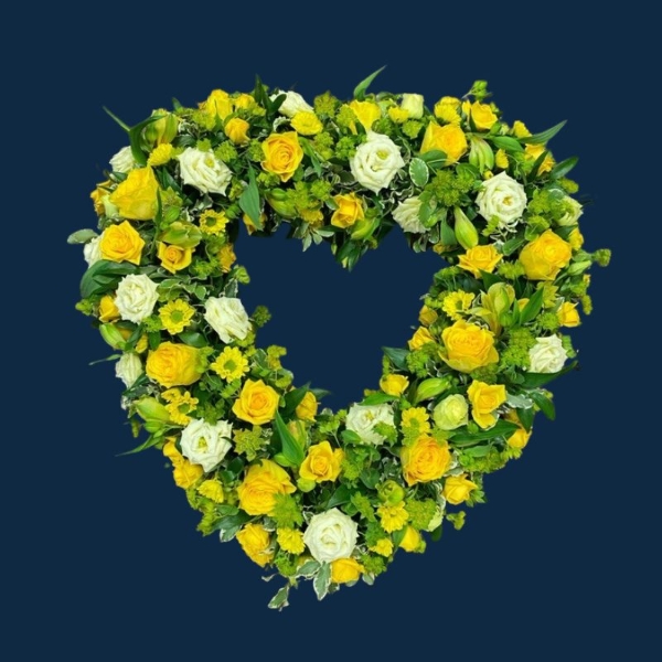Yellow & Green Heart