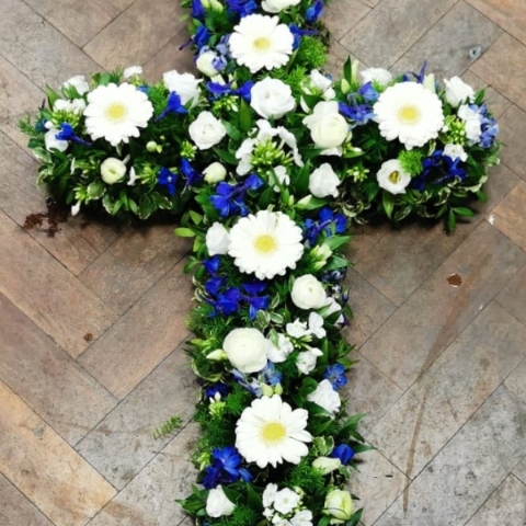 White & Blue Cross