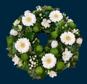 Simple White Wreath