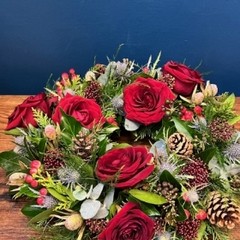 Christmas Carol Table Wreath