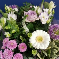 Pastels Hand Tie Bouquet