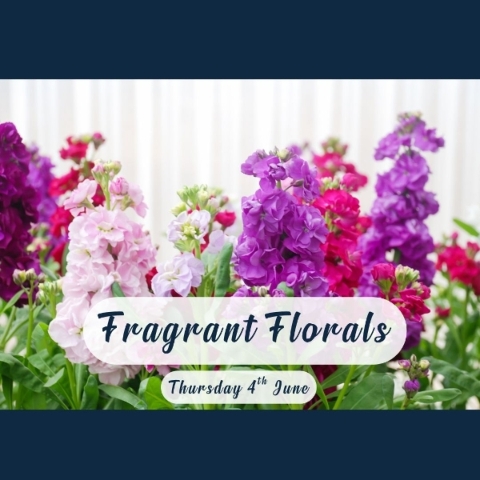 Fragrant flower arrangement workshop with vibrant seasonal flowers and textures