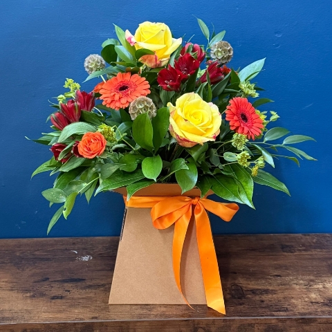 Bright Spring Box Arrangment