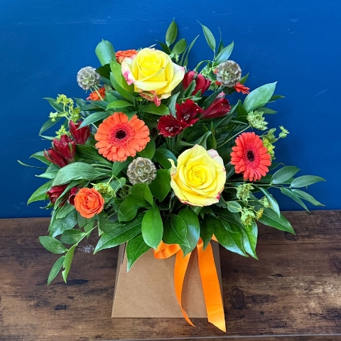 Bright Spring Box Arrangment