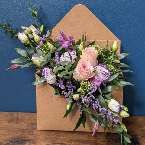 Spring Pastel Envelope Arrangement