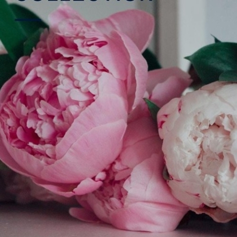 Luxury pink peony bouquet with seasonal flowers by West Malling Flowers