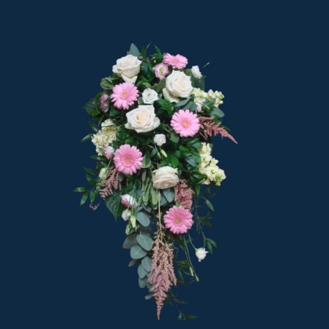 Pink & White Spray