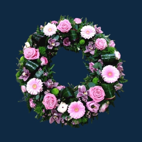 Pink & Lilac Wreath
