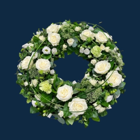 Simple White Wreath