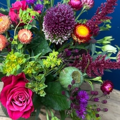 Autumn Berries Vase