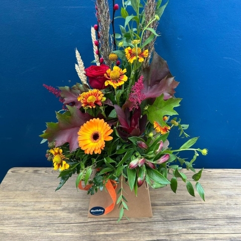 Autumn Leaves Box Arrangement