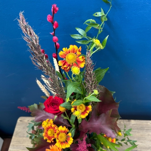 Autumn Leaves Box Arrangement