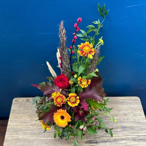Autumn Leaves Box Arrangement