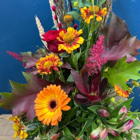 Autumn Leaves Box Arrangement