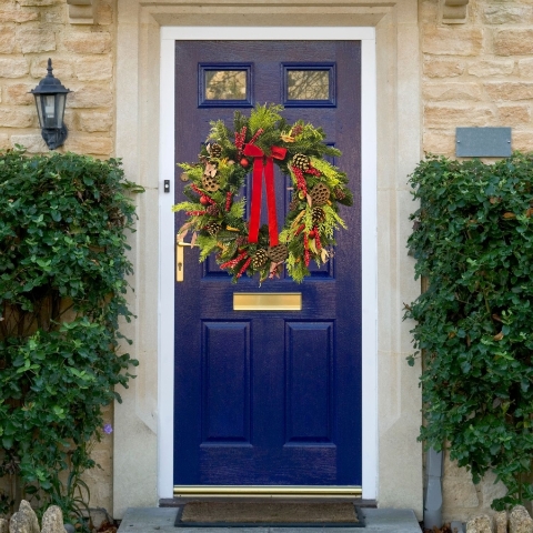 Gingerbread Door Wreath