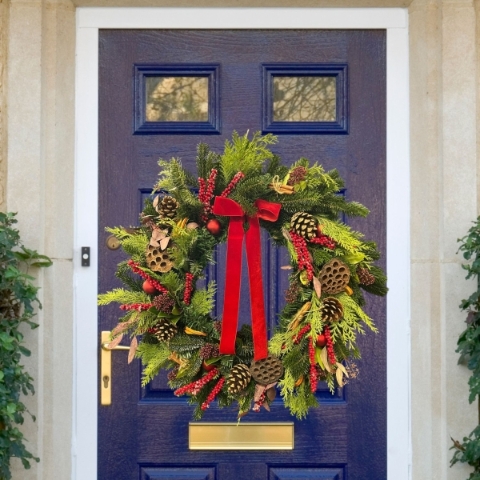 Gingerbread Door Wreath
