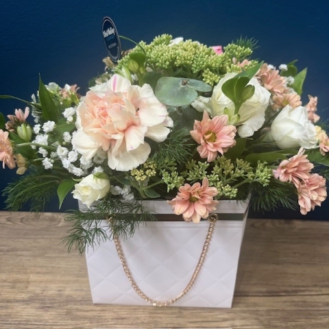 Peach Congratulations Bag